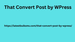 That Convert Post by WPress 