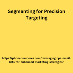 Segmenting for Precision Targeting