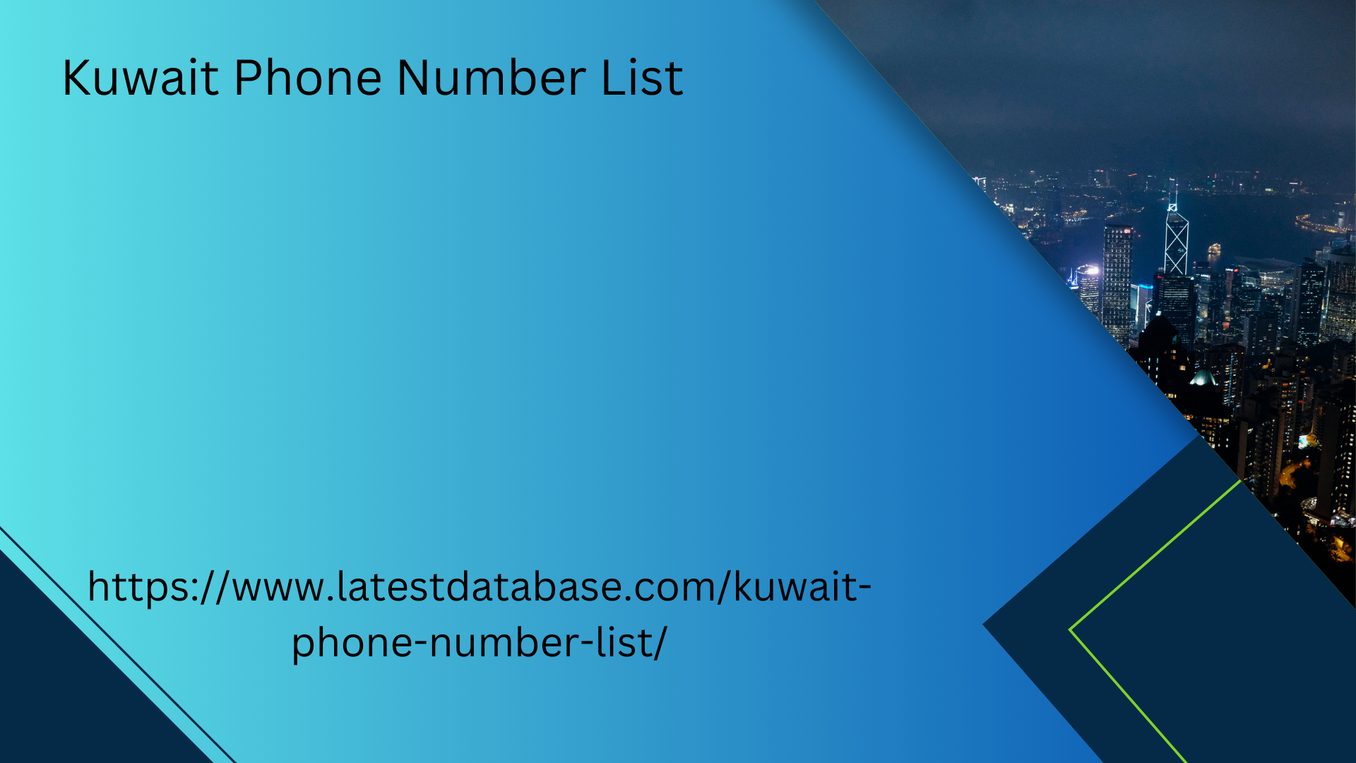 Phone Number list