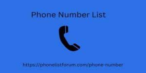 Phone Number List