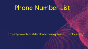 Phone Number List